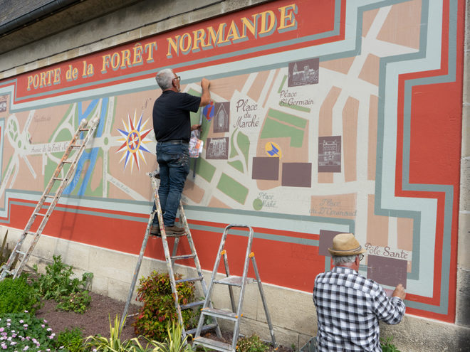 Nouvelle Fresque "Porte de la Forêt Normande"