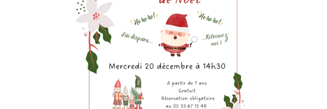 affiche enquete de noel