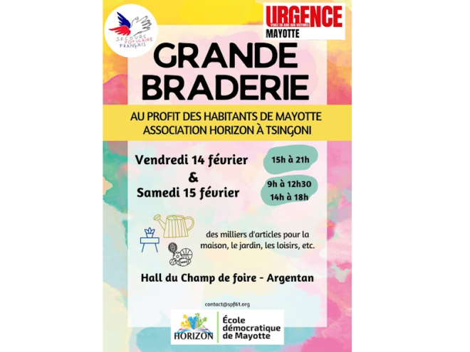 Grande braderie 14 février