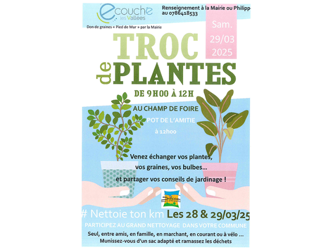 Troc plantes à Ecouché